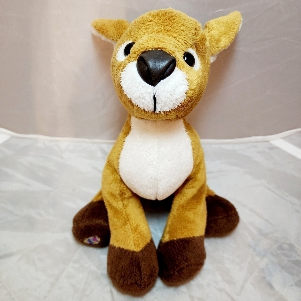 Ganz Webkins Baby Deer Spotted Brown Fawn Plush Stuffed Animal No Code Soft Toy